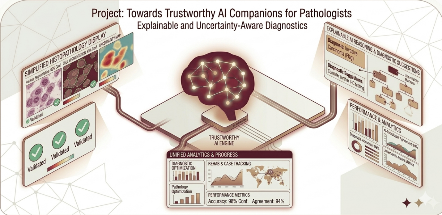Trustworthy AI Companions for Pathologists