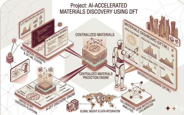 AI-Accelerated Materials Discovery using DFT